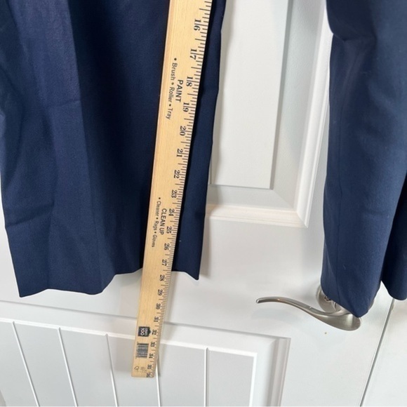 Pendleton Womens Savvy Dress Career Pants Blue Stretch Pockets Wool Blend 16 - Picture 4 of 7